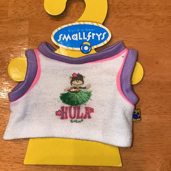 Build-A-Bear -Workshop Small Fry’s Hulk tshirt and floral backpack - Picture 2 of 4